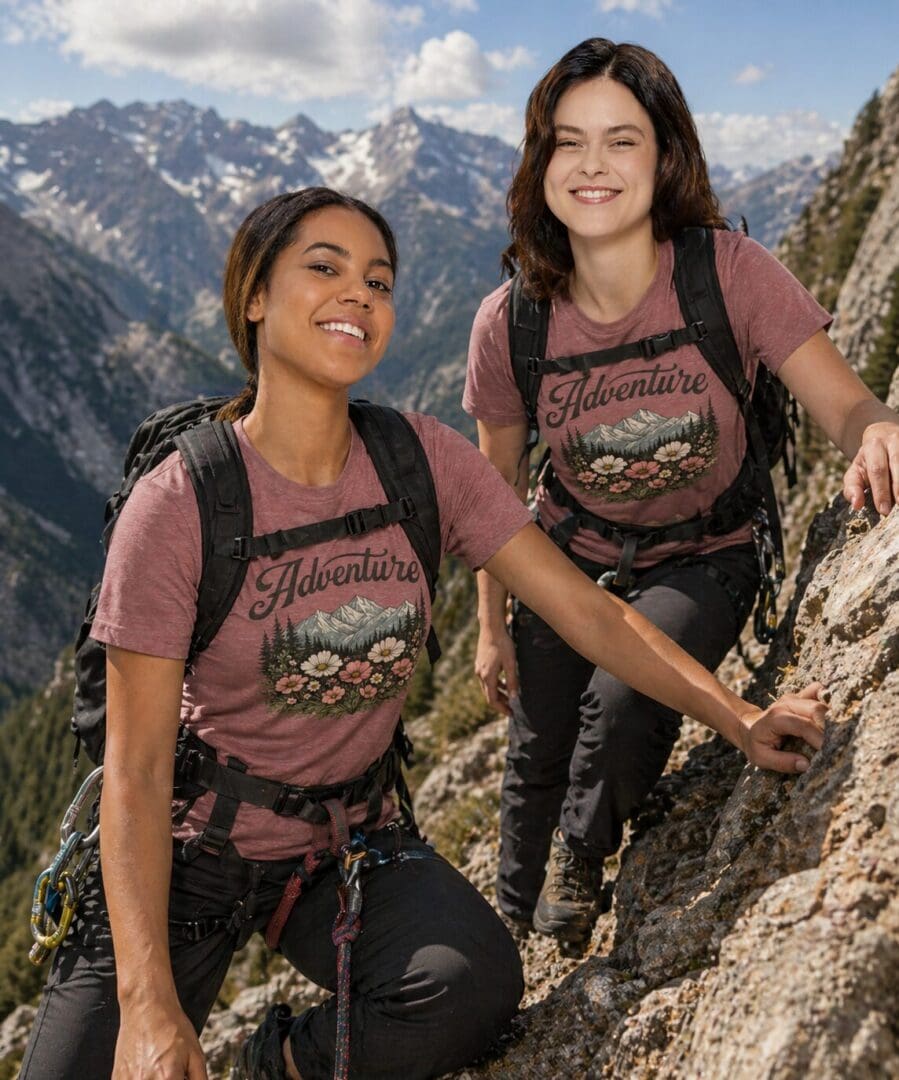 Women's Vintage Adventure in Nature's Embrace