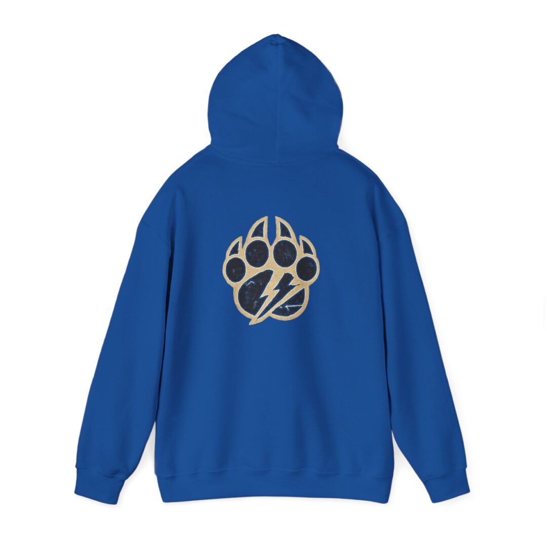 Men's K-9's & Chaos | Gold Skull Paw Lightning Hoodie - Image 19