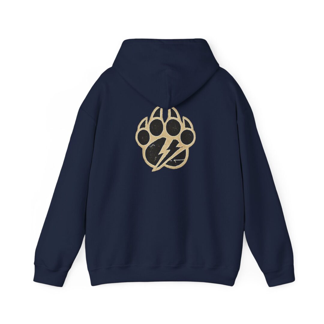 Men's K-9's & Chaos | Gold Skull Paw Lightning Hoodie - Image 22
