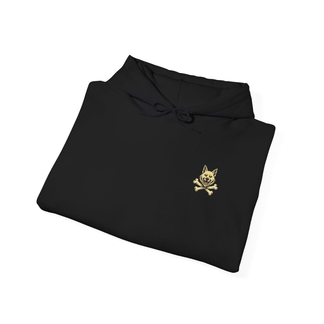 Men's K-9's & Chaos | Gold Skull Paw Lightning Hoodie - Image 4