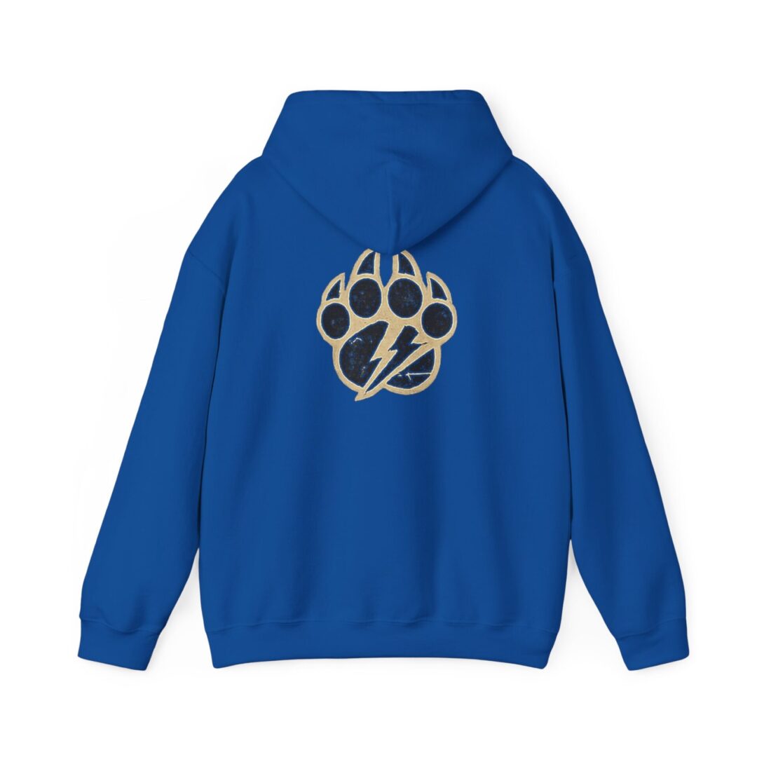 Men's K-9's & Chaos | Gold Skull Paw Lightning Hoodie - Image 18