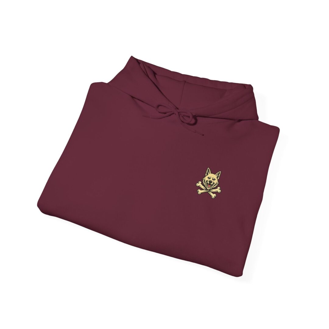 Men's K-9's & Chaos | Gold Skull Paw Lightning Hoodie - Image 8