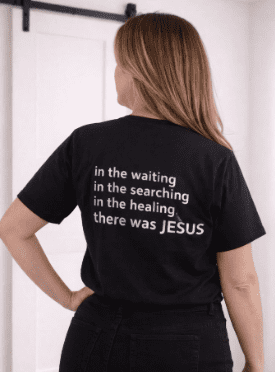 There Was Jesus T-shirt | Christian cross