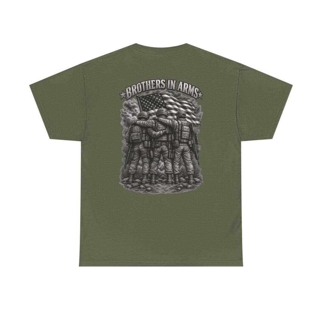 Brothers in Arms Veteran | Military Brotherhood T-Shirt - Image 2