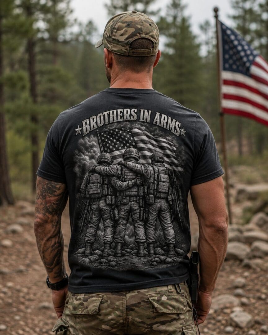 Brothers in Arms Veteran | Military Brotherhood T-Shirt